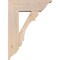Ekena Millwork Olympic Traditional Smooth Bracket w/ Offset Brace, Douglas Fir, 7 1/2"W x 22"D x 30"H BKT0806X22X30OLY01SDF - alternate 2